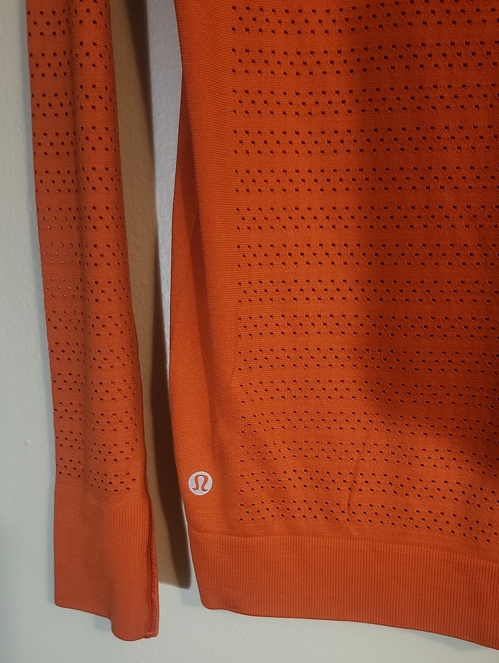 Lululemon Orange Breezy Top 6 - Picture 6 of 7